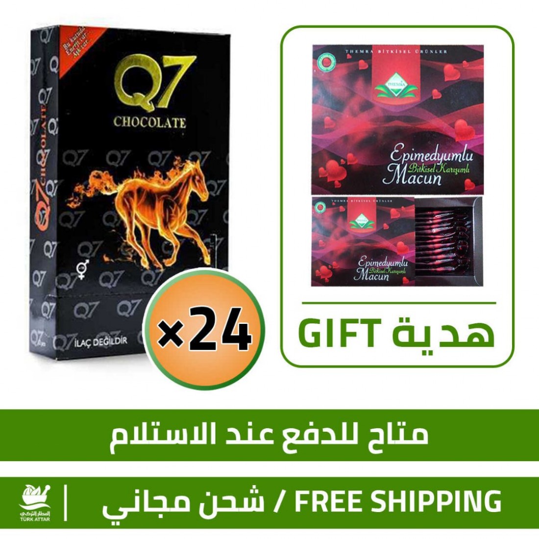 TurkAttar, Aphrodisiac Chocolate Offers, Epimedium Gold Q7, ED