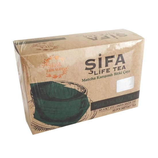 #1 Shifa Matcha Best Weight Loss Tea in Turkey - 5 to 8 kg in one month - Burns Fat - Suppresses Appetite - Increases Energy - Boosts Metabolism - Lose Weight & Get Fit The Safe & Natural Way with Turkish Slimming Tea - 30 bags - 150 gr