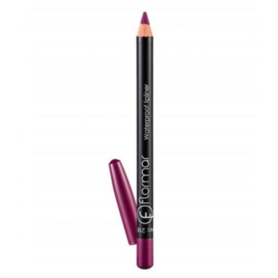 Flormar Lipliner, Waterproof Lip Liner, Cruelty-Free Lip Pencil to Define, Shape & Fill Lips, 24 ml, Color 218