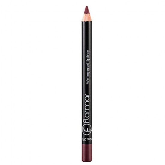 Flormar Lipliner, Waterproof Lip Liner, Cruelty-Free Lip Pencil to Define, Shape & Fill Lips, 24 ml, Berry Stain 231