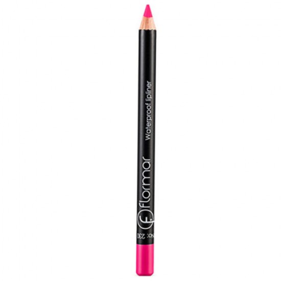 Flormar Lipliner, Waterproof Lip Liner, Cruelty-Free Lip Pencil to Define, Shape & Fill Lips, 24 ml, Expressive Pink 230