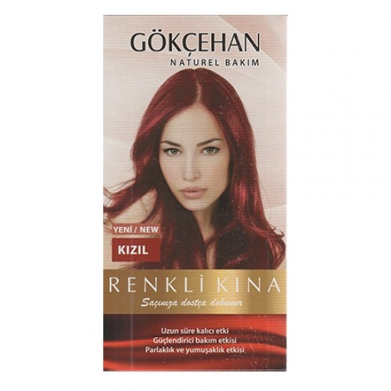 Natural Colored Henna, Turkish Red Henna, Long Lasting Stability, Combined With An Innovative Herbal Mixture To Fix The Color, Red Color