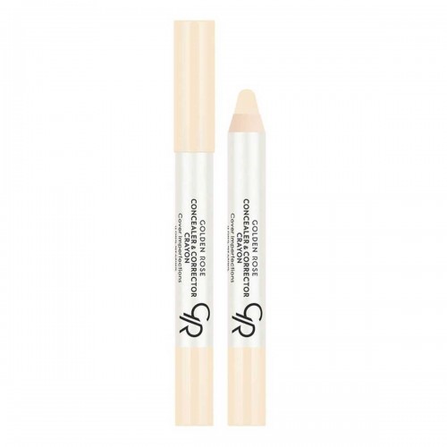 Golden Rose Concealer and Corrector Crayon 01, Cover Imperfections, Long Wearing, Easy Blendable. Vitamin E, Made in Turkey, 4g 0.14oz Golden Rose Concealer and Corrector Crayon 01, Cover Imperfections, Long Wearing, Easy Blendable. Vitamin E, Made in Turkey, 4g 0.14oz