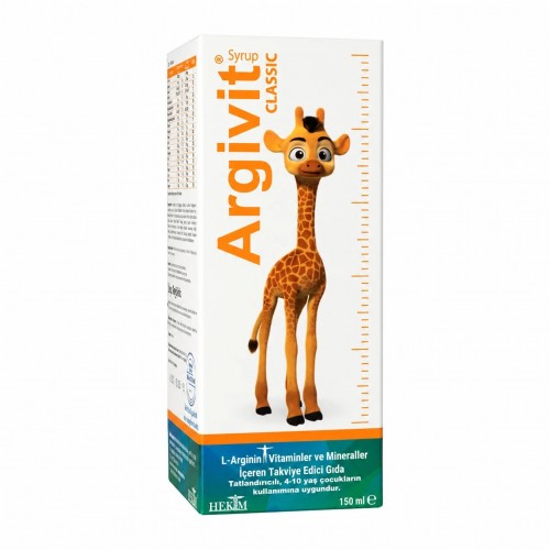 Argivit Classic Syrup for Children, A Nutritional Supplement, Appetizing Formula, Strengthens Immunity and Increases Height,150 ml