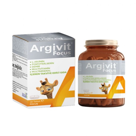 Argivit Focus Tablet, Supplement for increase Focus, Height, Energy