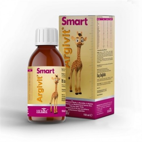 Argivit Smart Syrup For Children, Increase Focus, Mental clarity and Memory, contains Phosphatidylserine, Vitamins and Minerals, 150 ml Argivit Smart Syrup For Children, Increase Focus, Mental clarity and Memory, contains Phosphatidylserine, Vitamins and Minerals, 150 ml