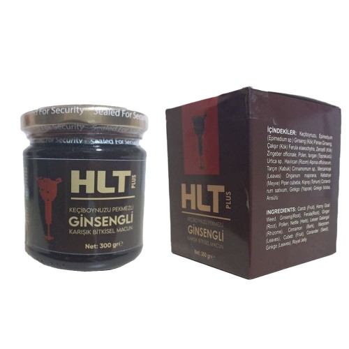 HLT Plus Paste with Ginseng and Carob for Men and Women, Stimulate Desire, Erection Enhancer and Sexual Arousal, Increase Energy, 300 gr HLT Plus Paste with Ginseng and Carob for Men and Women, Stimulate Desire, Erection Enhancer and Sexual Arousal, Increase Energy, 300 gr