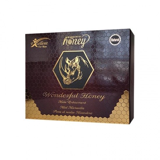 WILD Rhino Paste, Turkish Honey With Ferula Root, Panax Ginseng Root, Carob and Tribulus Extract, Crazy Strength, Virility Option, 12 Sachets, 180 g