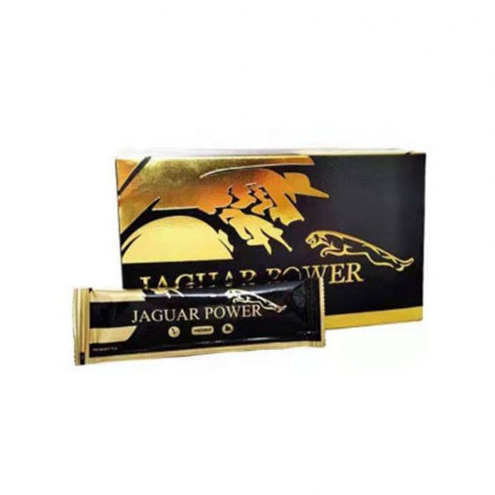 Turkish JAGUAR POWER Honey, JAGUAR POWER Paste, with Caviar to Stimulate Sexual Desire, Longer and Stronger Erection, 12 Sachets, 180g