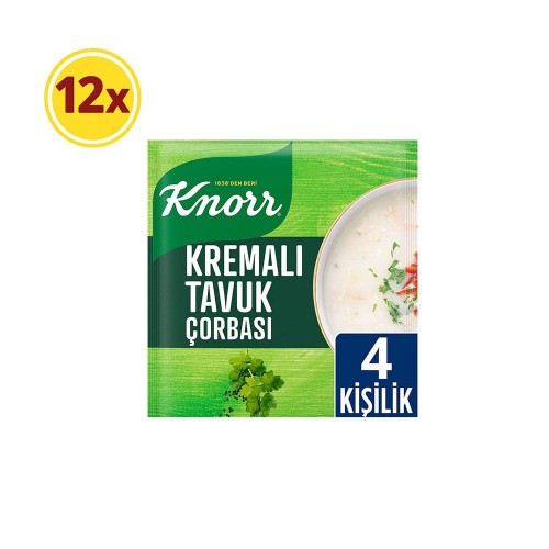 Knorr Creamy Chicken Soup, Indulgent Flavors, Quick Prep, and Nutrient-Rich Goodness - 69g x 12 Pieces Knorr Creamy Chicken Soup, Indulgent Flavors, Quick Prep, and Nutrient-Rich Goodness - 69g x 12 Pieces
