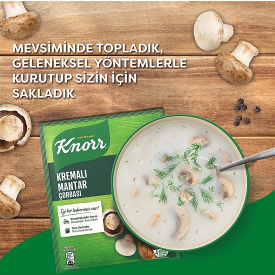 Culinary Excellence, Elevate Your Palate with Knorr Creamy Mushroom Soup's Gourmet Fusion of Flavor and Convenience, 12 Packs
