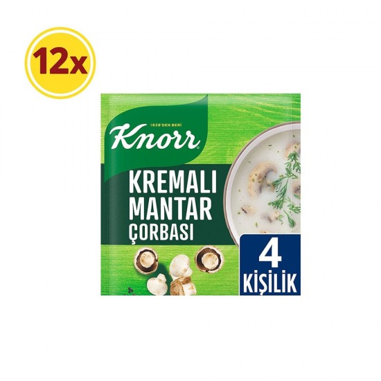 Culinary Excellence, Elevate Your Palate with Knorr Creamy Mushroom Soup's Gourmet Fusion of Flavor and Convenience, 12 Packs