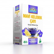 Blue Butterfly Tea, Mixed Herbal Tea, 45 Bags, 90 gr