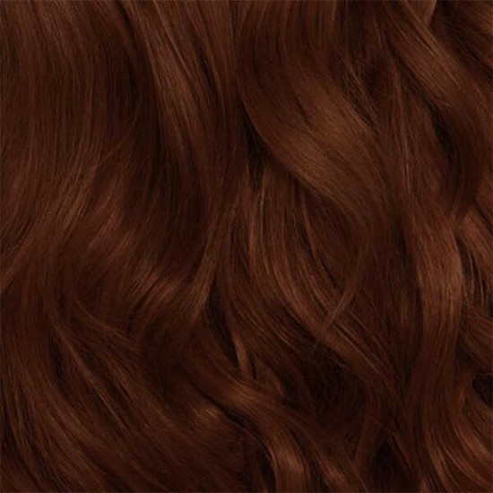 Leoni Permanent Hair Color Cream with Argan Oil Turkish Hair Dye 7.5 Mahogany Copper Blonde, 7.5N 60 Ml	