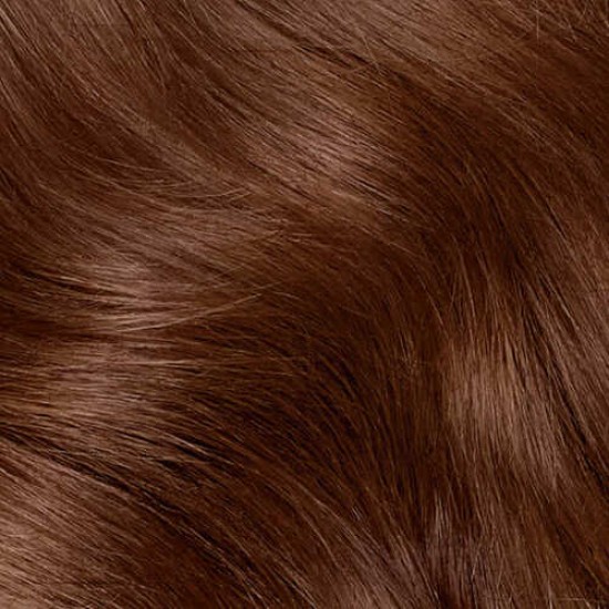 صبغة الشعر بالأعشاب, ليوني Leoni, صبغة شعر تركية بخلاصة زيت الأرغان, تركيبة الزيوت النباتية, 7.08 كستنائي طبيعي, 60 مل