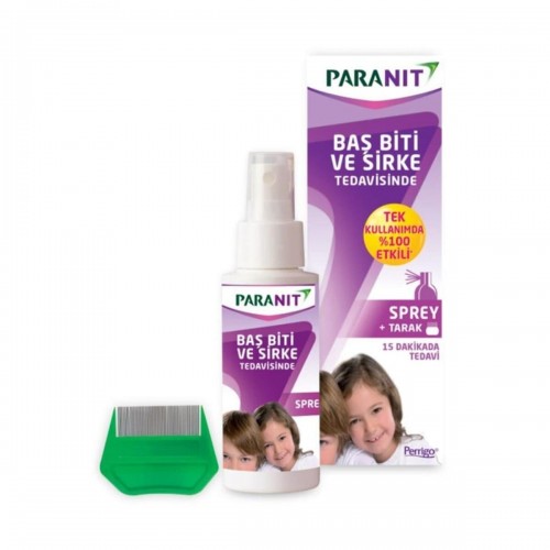 PARANIT Hair Lice Treatment Spray to Kill Head Lice and Nits, 100 ml + Special Comb Gift PARANIT Hair Lice Treatment Spray to Kill Head Lice and Nits, 100 ml + Special Comb Gift