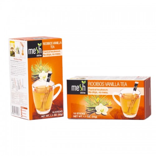 Rooibos and Vanilla Tea Sticks, Tea in Tea Filter Bags, Drink Delicious Tea Without Residue or Drops, Without Artificial Colors, 16 sticks, 32 g Rooibos and Vanilla Tea Sticks, Tea in Tea Filter Bags, Drink Delicious Tea Without Residue or Drops, Without Artificial Colors, 16 sticks, 32 g