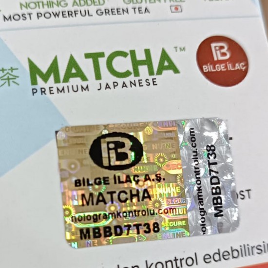 Matcha Premium Japanese Detox Antioxidant Burner, Strawberry Flavored Matcha Tea, Natural Cleansing and Slimming, 20 Sachet