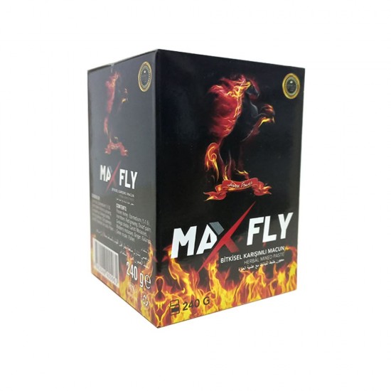 Max Fly Paste, Epimedium Turkish Honey, Double epimedium with Ginseng, Ginger and Carob For Men and Women, 240 g