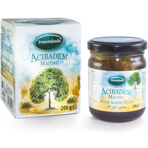 Turkish Bitter Almond Paste, Herbal Extracts within Turkish Honey, Lung Detox Paste, Detox Liver, Digestive System, Fight Fatigue, 200 gr Turkish Bitter Almond Paste, Herbal Extracts within Turkish Honey, Lung Detox Paste, Detox Liver, Digestive System, Fight Fatigue, 200 gr