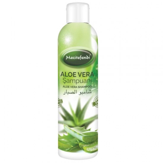 Turkish Aloe Vera Shampoo, 11 Herbal Extracts and Vitamins, Promotes Hair Growth, Repair Fragile Hair, Parabens Free, 250 ml