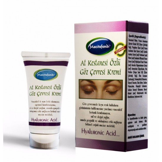 Eye Contour Cream, Horse Chestnut Extract, Herbal Form, Hyaluronic Acid, 15 ML Eye Contour Cream, Horse Chestnut Extract, Herbal Form, Hyaluronic Acid, 15 ML