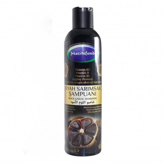 Natural black garlic shampoo 100% to prevent hair loss and fight dandruff (250 ml)