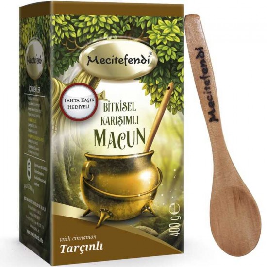 Turkish Cinnamon Paste, Herbal Extracts Macun, Herbal Pharmacy, 400 gr