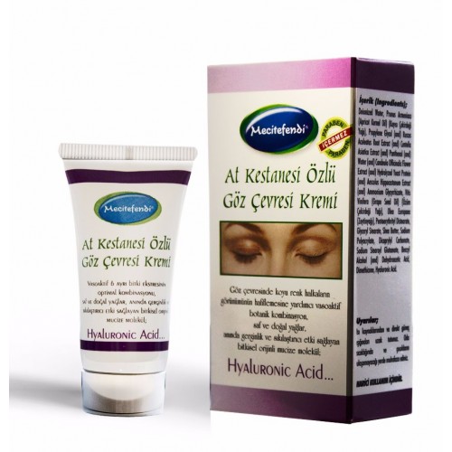 كريم محيط العين, خلاصة كستناء الحصان, صيغة نباتية, هيالورونيك أسيد, 15 مل كريم محيط العين, خلاصة كستناء الحصان, صيغة نباتية, هيالورونيك أسيد, 15 مل