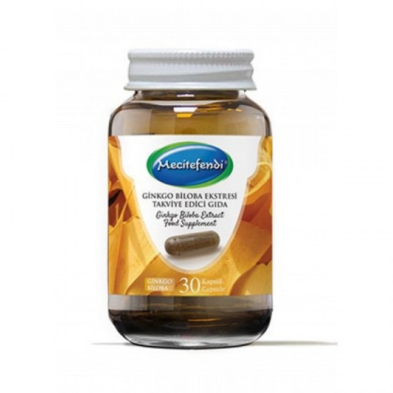 Ginkgo Biloba Extract Capsules, Food Supplement, 550 mg, 30 Caps 