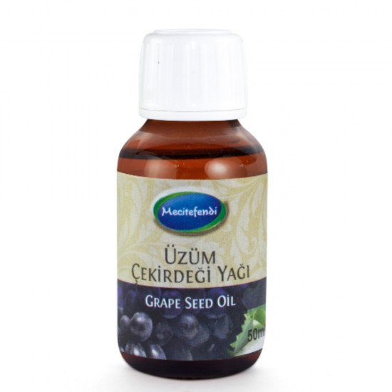 Cold Press Oils, Grape seeds oil, Food Grade, Mecitefendi 50 ML