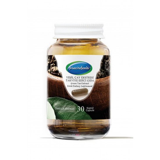 Green Tea Extract Capsules, Food Supplement, 550 mg, 30 Caps 