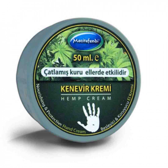 100% Natural Hemp Cream, Skin Cell Reconstruction, Smoothing Skin, Moisturizing Hand Skin, 50 Ml