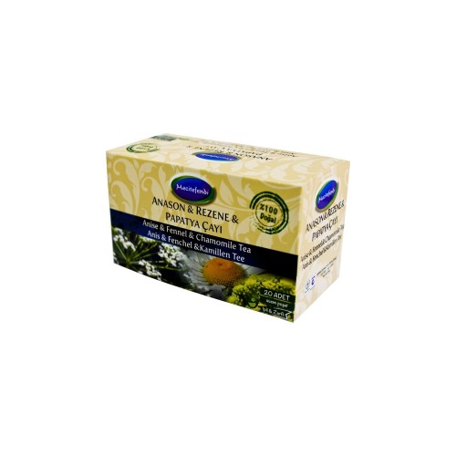 Anise, Fennel, and Chamomile Tea, Turkish Herbal Tea, 20 Teabags Anise, Fennel, and Chamomile Tea, Turkish Herbal Tea, 20 Teabags