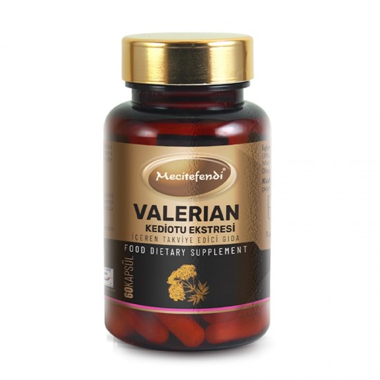 Mecitefendi ‫Valerian Root Extract, Improve your Sleep and Stress Management, 590mg, 60 Capsules