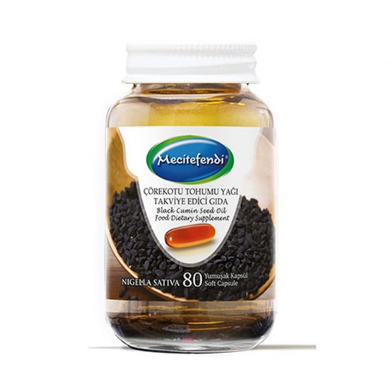 Organic Black Seed Oil Capsules, 1300 mg, 80 Softgel Capsules