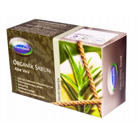 Organic Soap, Aloe Vera Soap, No chemicals, 125 gr