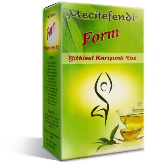 Turkish Herbal Form Tea, Slimming Tea, Burn Fat, Botanic Formula, Glass Jar, 100 gr