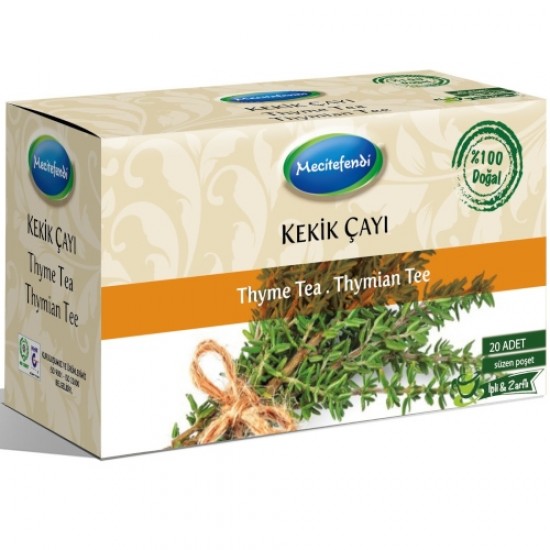 Thyme tea, Turkish Thyme Harvest, Turkish Herbal Tea, 20 Teabag, 24 gr