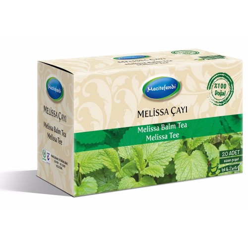 شاي المليسا التركي, مهدئ للأعصاب, علاج المشاكل الهضمية والتنفسية, 20 ظرف  شاي المليسا التركي, مهدئ للأعصاب, علاج المشاكل الهضمية والتنفسية, 20 ظرف