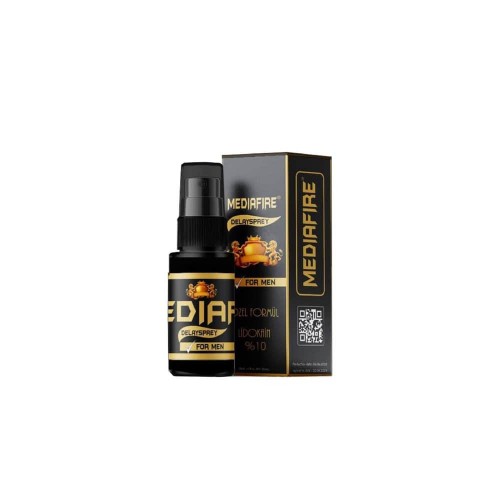 MediaFire Delay Spray For Men - Prolonged Pleasure and Endurance Boost, 30 ml MediaFire Delay Spray For Men - Prolonged Pleasure and Endurance Boost, 30 ml