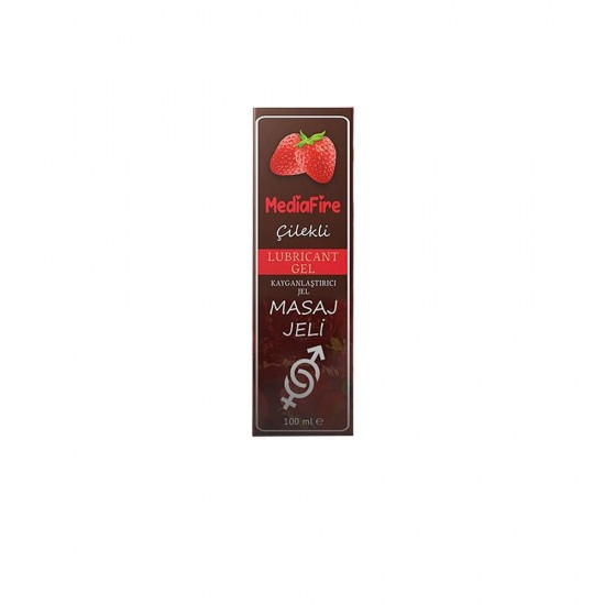 MediaFire Strawberry Lubricant Gel, Water-Based Sexual Lubricant Gel, Strawberry Gel for Arousal Enhance Sensual Pleasure, 100 ML