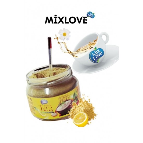 Mix Love Detox Tea, Lemon Detox Tea, Herbal Blend for Detoxification, Slimming and Weight Loss, Boost Metabolism and Aid Digestion, 150 gr