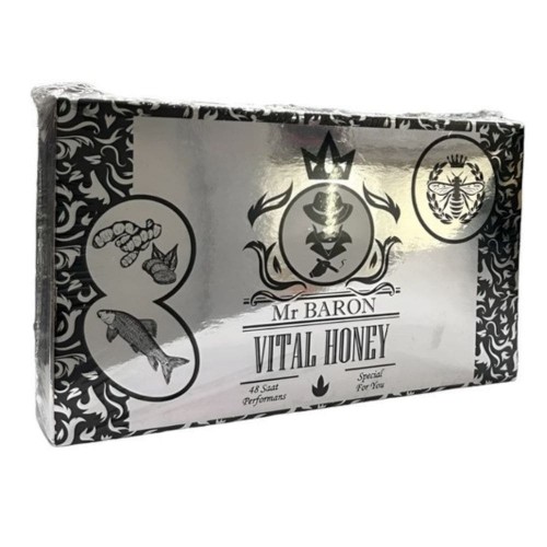 Mr. Baron Vital Honey, Natural Herbal Honey Paste for Male Enhancement, 48 Hour Performance Booster, 15 gr X10 Sachets Mr. Baron Vital Honey, Natural Herbal Honey Paste for Male Enhancement, 48 Hour Performance Booster, 15 gr X10 Sachets