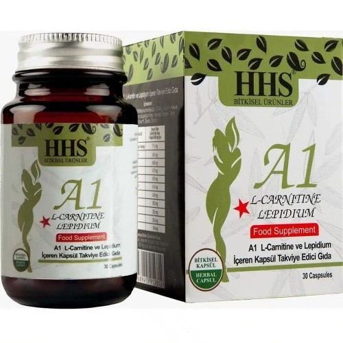 Set of 4 HHS A1 L-Carnitine Lepidium Herbal Capsules - FREE SHIPPING, 4 x 30 Capsules Set of 4 HHS A1 L-Carnitine Lepidium Herbal Capsules - FREE SHIPPING, 4 x 30 Capsules