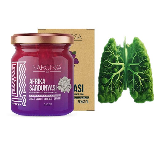Narcissa African Geranium Paste, Herbal Remedy for Respiratory Health and Asthma, Breathe Easily, Lung Detox Paste, Natural Cough-Fighting, 240 Gr Narcissa African Geranium Paste, Herbal Remedy for Respiratory Health and Asthma, Breathe Easily, Lung Detox Paste, Natural Cough-Fighting, 240 Gr