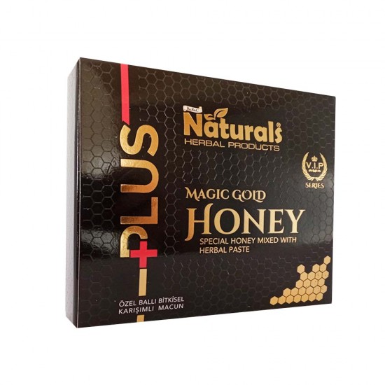 Magic Gold Paste Plus, Magic Gold Honey Plus, Improved Formula Stick Packaging, Aphrodisiac Paste, for Men and Women, 12 sachets,144 g