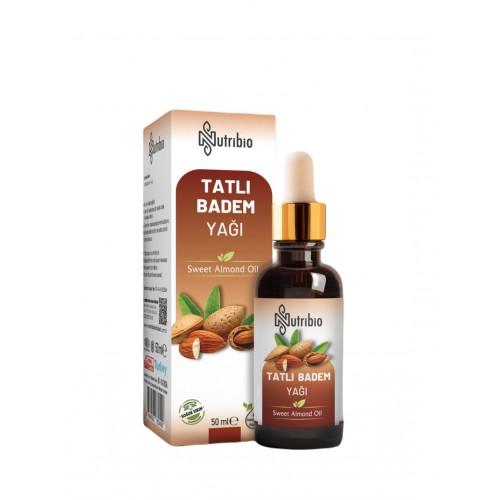 Sweet Almond Oil – Pure Cold-Pressed Organic Oil for Skin, Hair & Health Benefits, 50 ml Sweet Almond Oil – Pure Cold-Pressed Organic Oil for Skin, Hair & Health Benefits, 50 ml