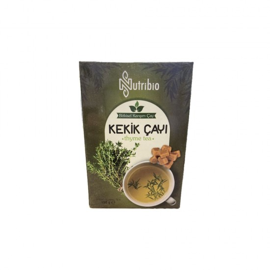Nutribio Thyme Tea, Immunity-Boosting Herbal Blend with Ginger, Galangal, Turkish Wellness Elixir, 150 gr 