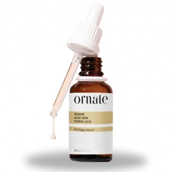 Ornate Ant Eggs Serum 30 ml – Natural Hair Growth Inhibitor with Aloe Vera, Sesame Oil, Formic acid for Sensitive Skin